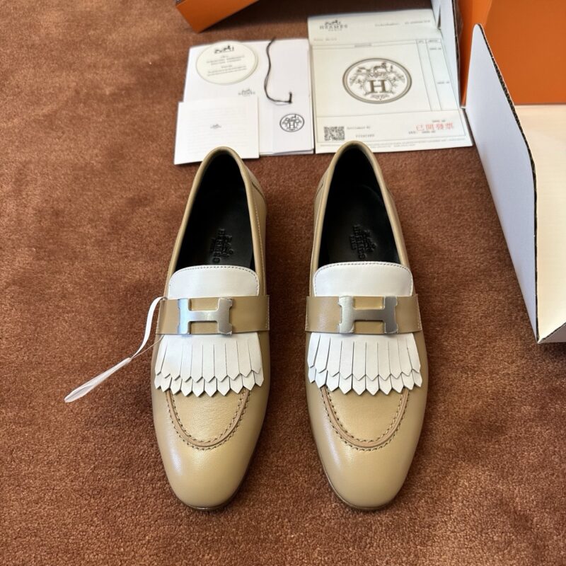 Hermes authentic quality shoes 2025