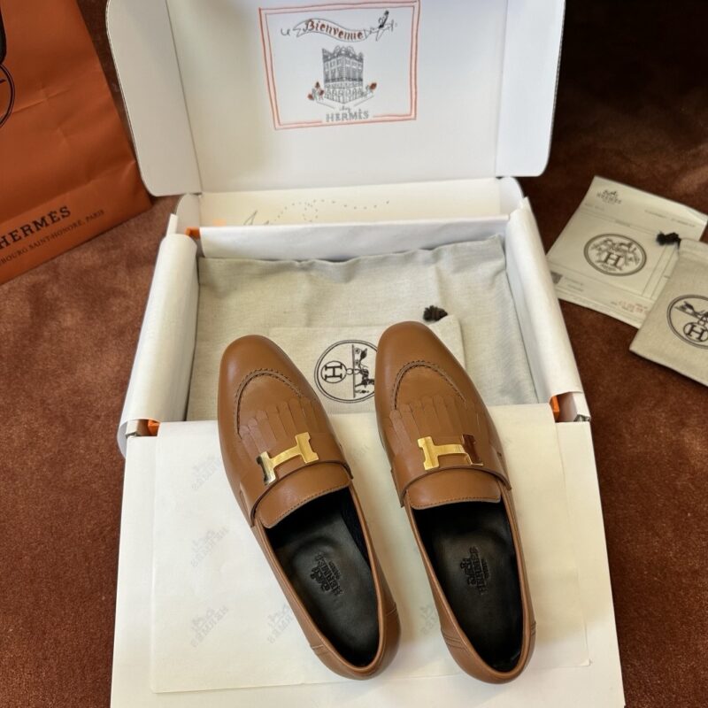 Hermes authentic quality shoes 2025